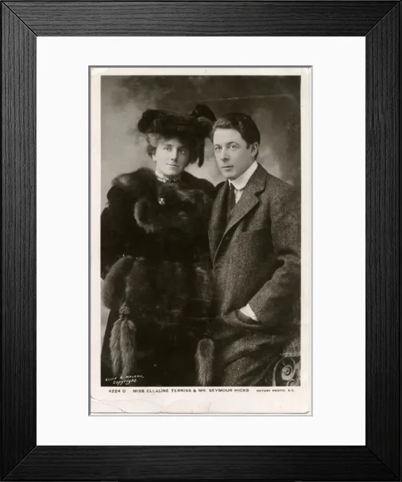 Framed Print : Ellaline Terriss and Seymour Hicks Framed Print : Ellaline Terriss and Seymour Hicks
