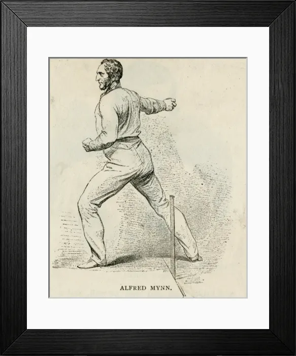 Framed Print : Alfred Mynn / Cricketer Framed Print : Alfred Mynn / Cricketer