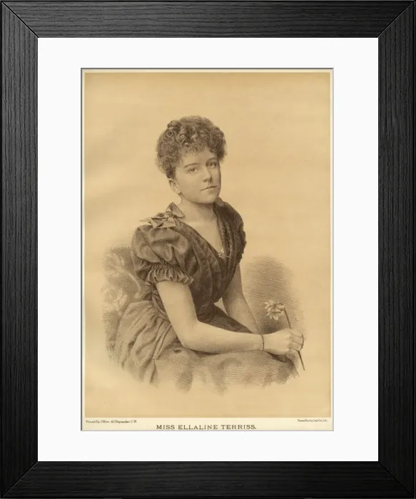 Framed Print : Ellaline Terriss / 1891 Framed Print : Ellaline Terriss / 1891