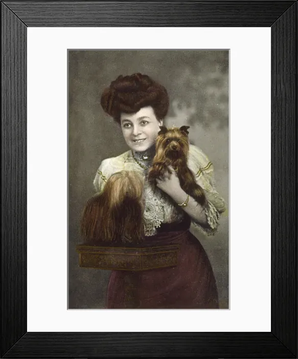Framed Print : Vesta Tilley / Dogs Framed Print : Vesta Tilley / Dogs