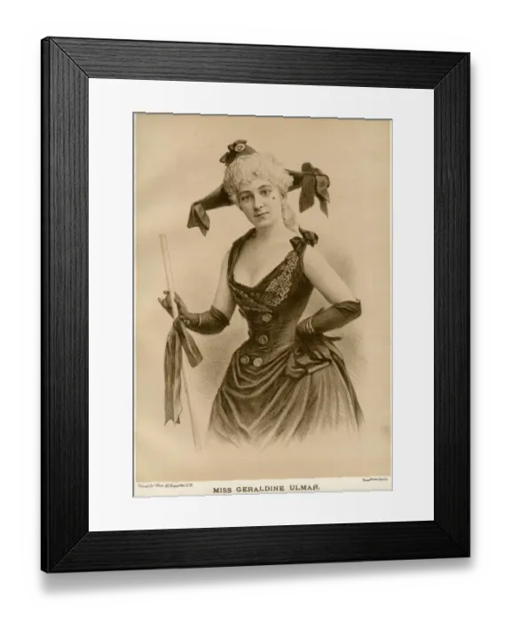 Framed Print : Geraldine Ulmar / 1889 Framed Print : Geraldine Ulmar / 1889