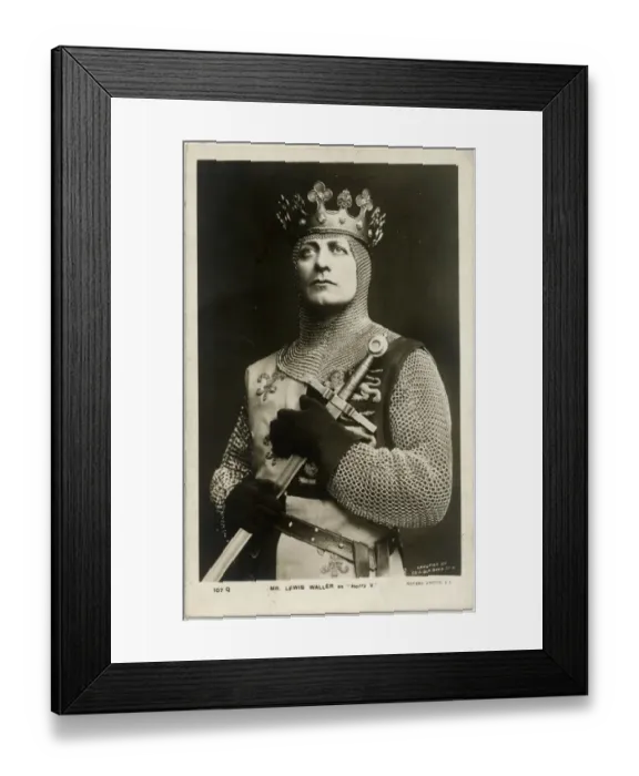 Framed Print : Lewis Waller as Henry V Framed Print : Lewis Waller as Henry V