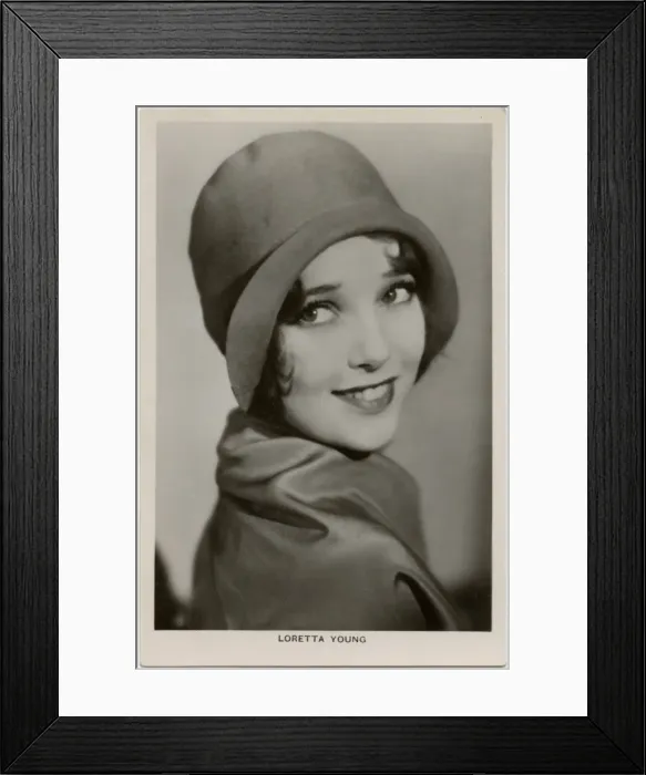 Framed Print : Loretta Young Framed Print : Loretta Young