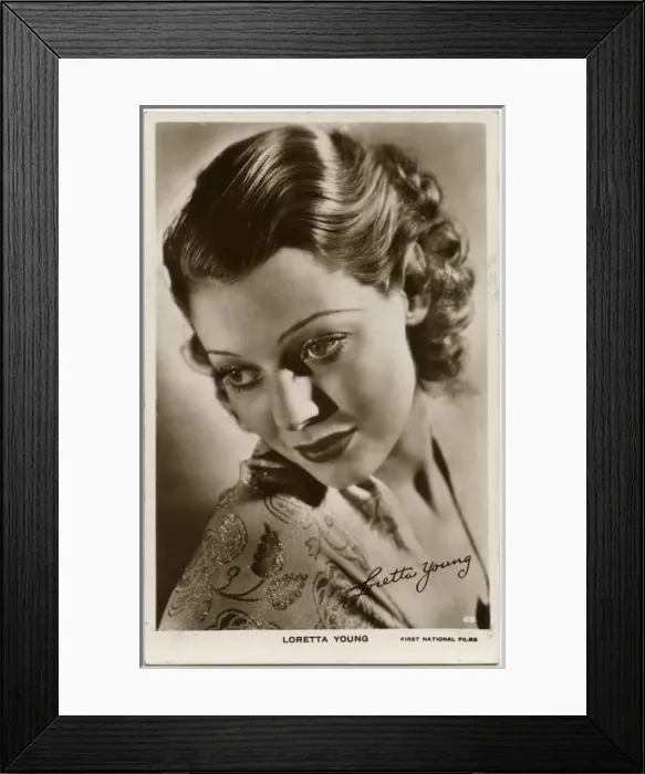 Framed Print : Loretta Young Framed Print : Loretta Young