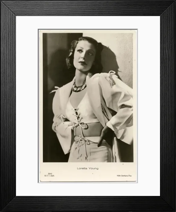 Framed Print : Loretta Young Framed Print : Loretta Young