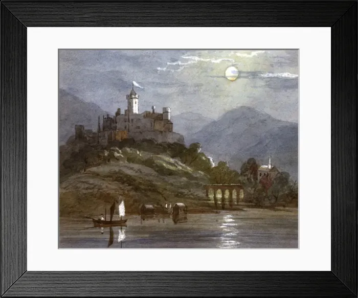 Framed Print : Mystical Castle on Hill Framed Print : Mystical Castle on Hill