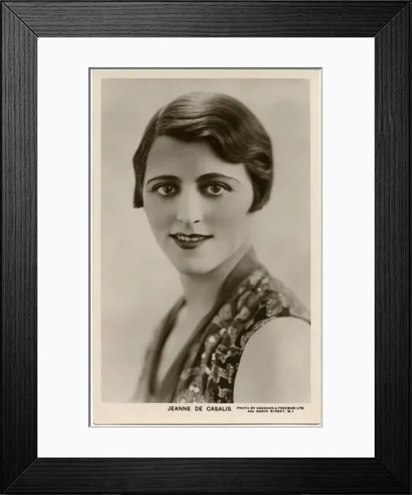 Framed Print : Jeanne De Casalis Framed Print : Jeanne De Casalis