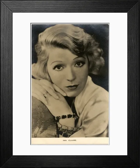 Framed Print : Ina Claire Framed Print : Ina Claire