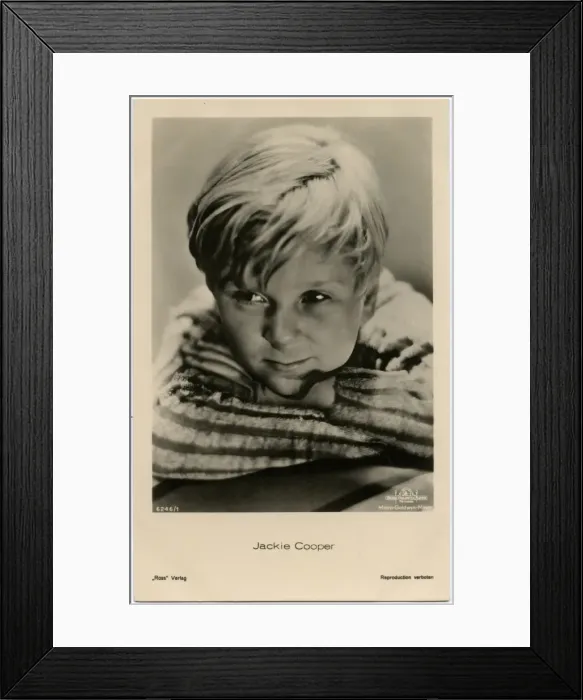 Framed Print : Jackie Cooper Framed Print : Jackie Cooper