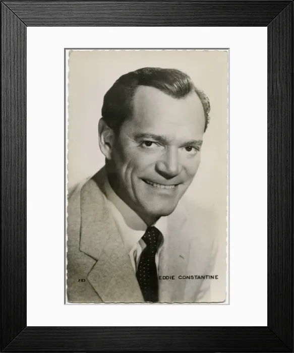 Framed Print : Eddie Constantine Framed Print : Eddie Constantine