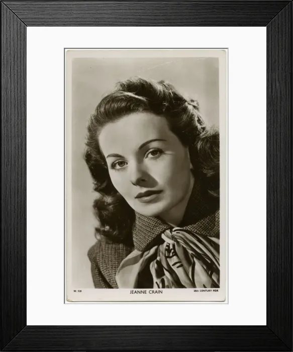 Framed Print : Jeanne Crain Framed Print : Jeanne Crain