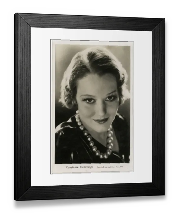 Framed Print : Constance Cummings
