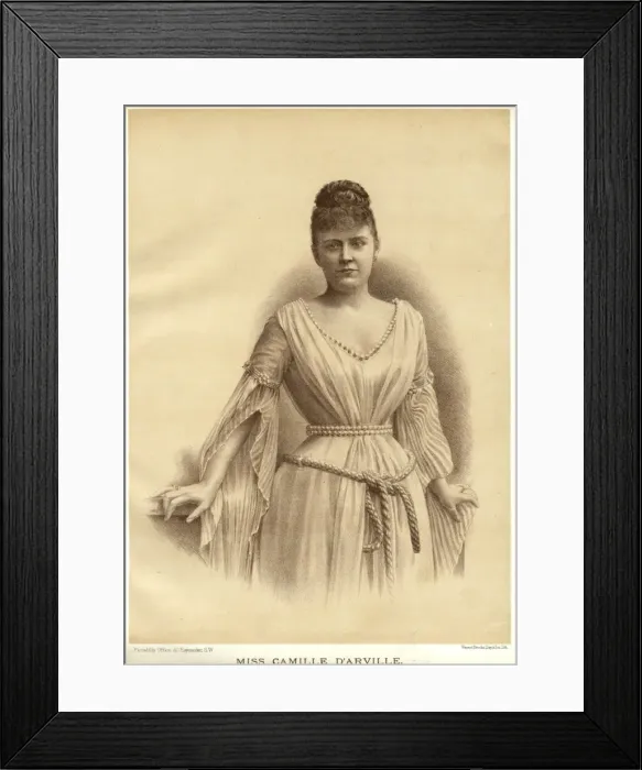 Framed Print : CAMILLE D ARVILLE / 1889 Framed Print : CAMILLE D ARVILLE / 1889