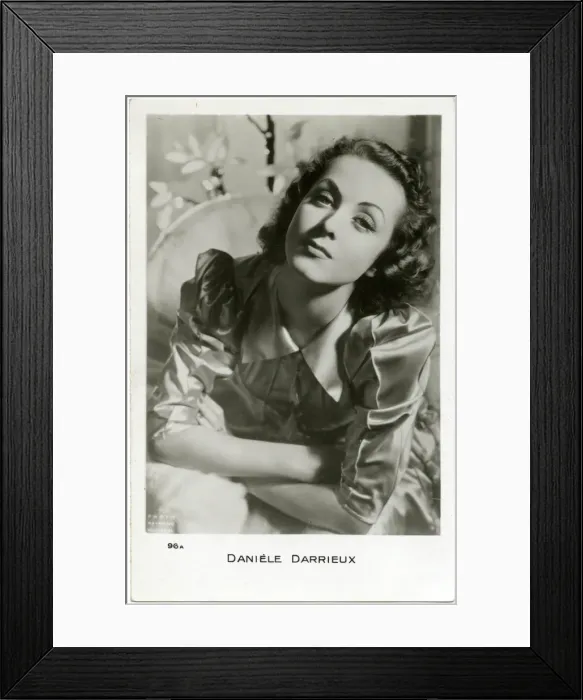 Framed Print : Danielle Darrieux Framed Print : Danielle Darrieux
