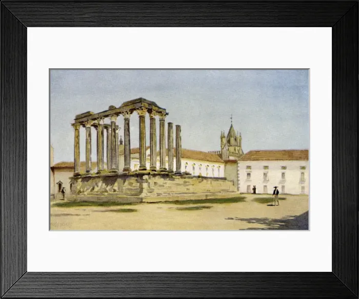 Framed Print : Portugal / Evora Temple Framed Print : Portugal / Evora Temple