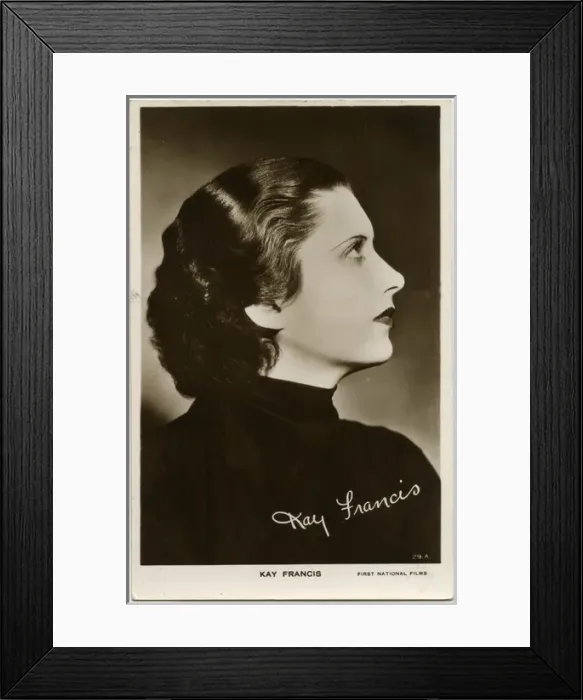 Framed Print : Kay Francis / 1st National Framed Print : Kay Francis / 1st National