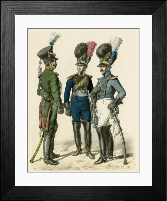 Framed Print : German Napoleonic Framed Print : German Napoleonic