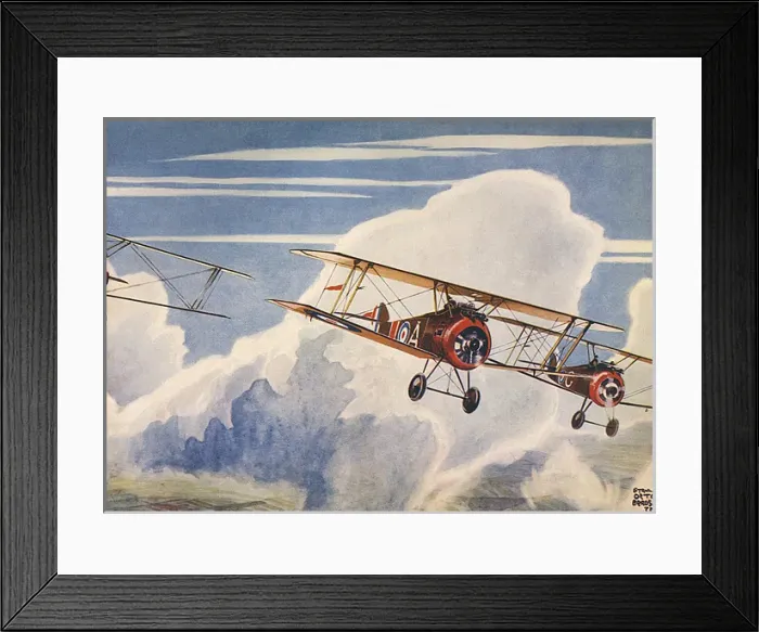 Framed Print : Sopwith Camels on Patrol Framed Print : Sopwith Camels on Patrol