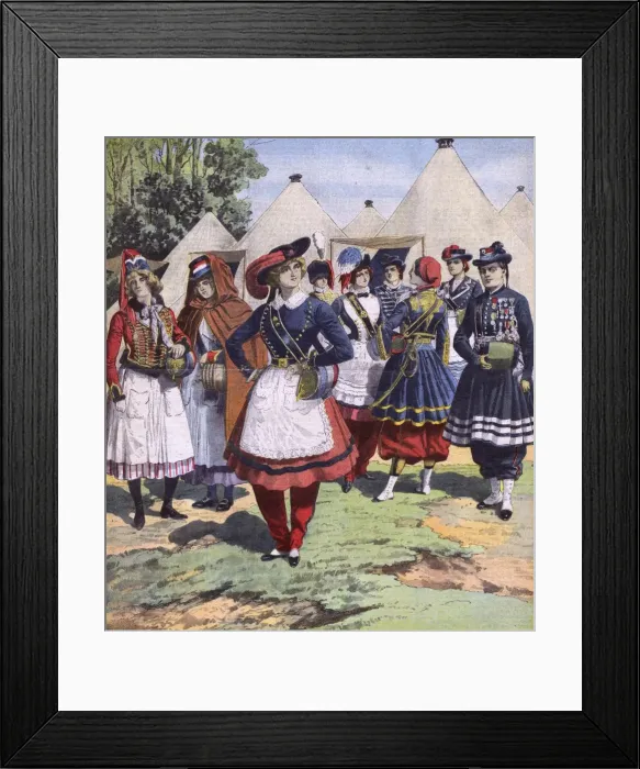 Framed Print : VIVANDIERES 1795-1870 Framed Print : VIVANDIERES 1795-1870