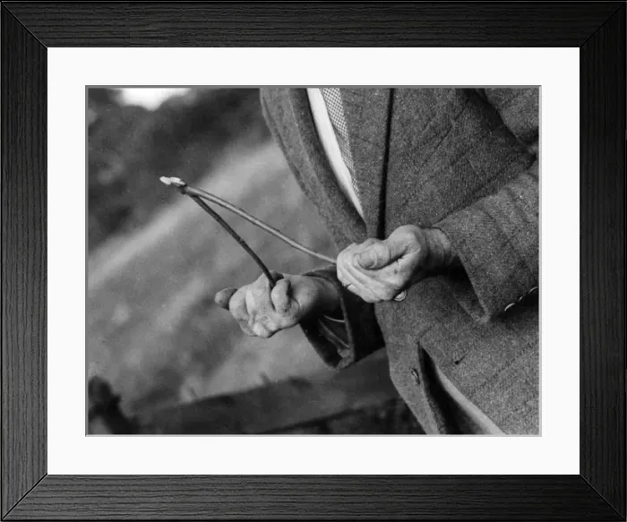 Framed Print : Dowsing / Holding the Rod Framed Print : Dowsing / Holding the Rod