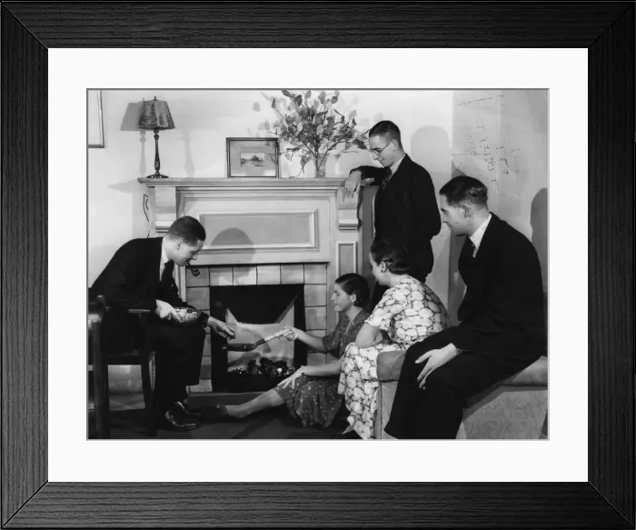 Framed Print : Smart People at Home Framed Print : Smart People at Home