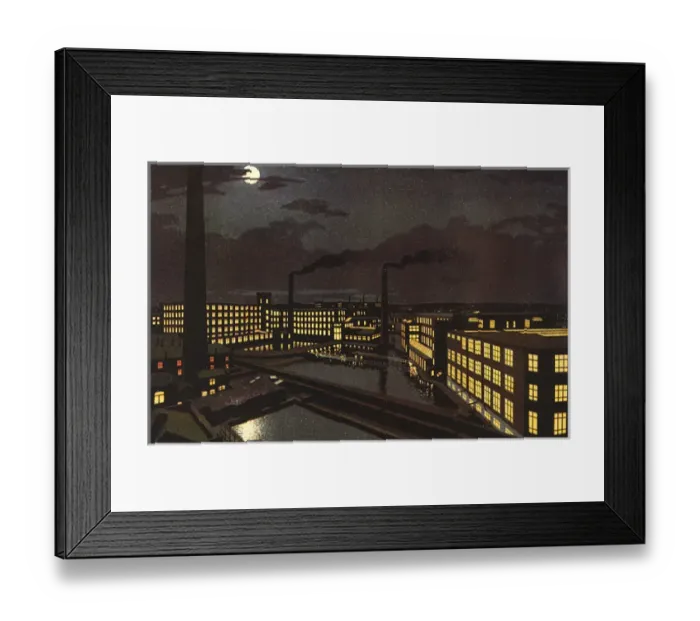 Framed Print : Haslam Spinning Co Framed Print : Haslam Spinning Co