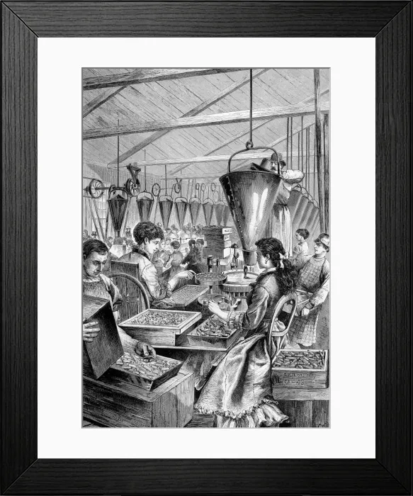Framed Print : Women Making Bullets Framed Print : Women Making Bullets