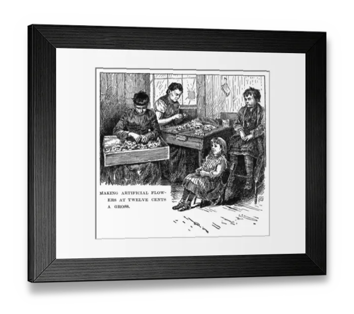 Framed Print : Artificial Flower / N. York Framed Print : Artificial Flower / N. York