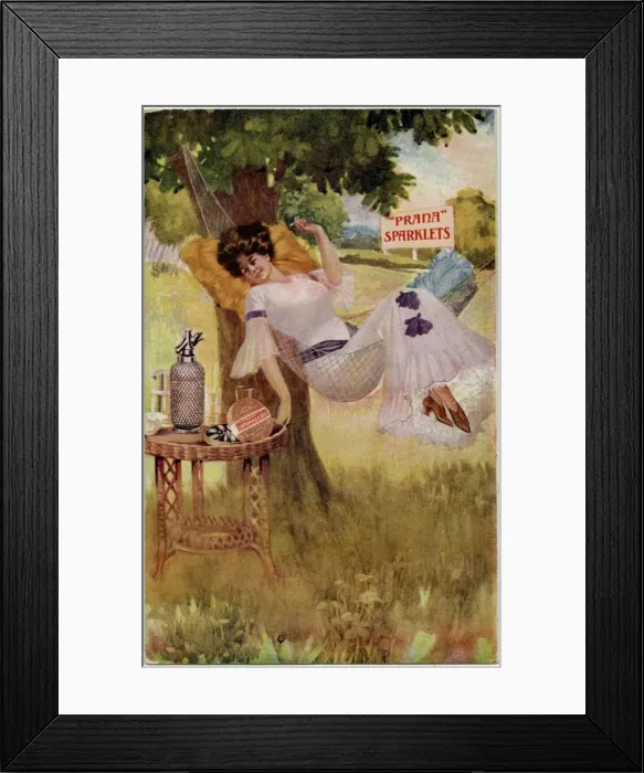 Framed Print : Advert for Soda water 1905 Framed Print : Advert for Soda water 1905