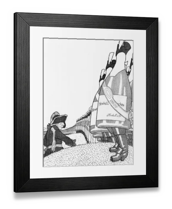 Framed Print : Advert  /  Henkell Champagne