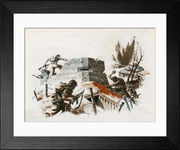Framed Print : Gun Emplacement Framed Print : Gun Emplacement