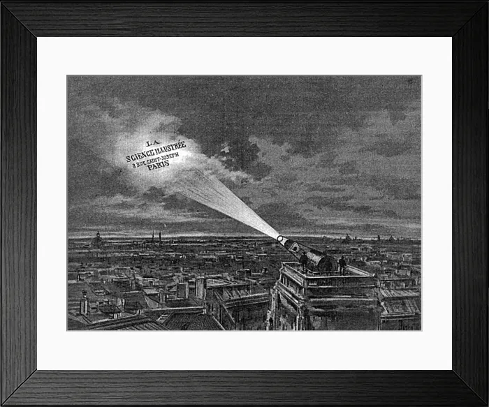 Framed Print : Advert / Cloud Projection Framed Print : Advert / Cloud Projection