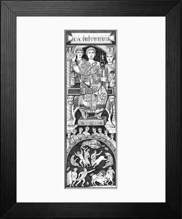 Framed Print : Stilicho. Stillicho (? - 408). Roman soldier and statesman Framed Print : Stilicho. Stillicho (? - 408). Roman soldier and statesman