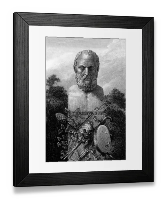 Framed Print : Terentius (Stothard) Framed Print : Terentius (Stothard)