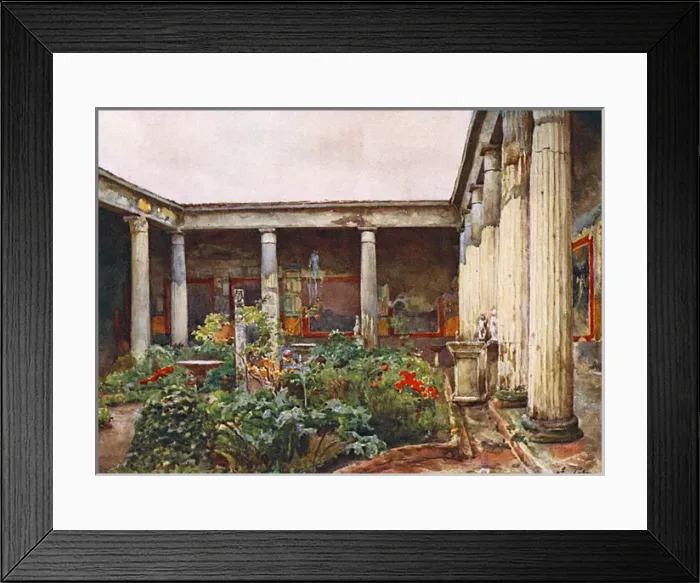 Framed Print : Peristyle / Casa Dei Vetti Framed Print : Peristyle / Casa Dei Vetti