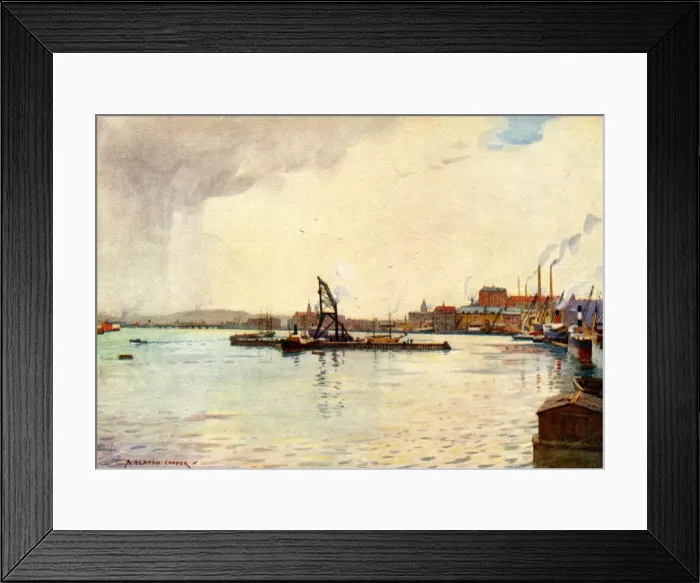 Framed Print : Sweden / Gothenburg 1927 Framed Print : Sweden / Gothenburg 1927