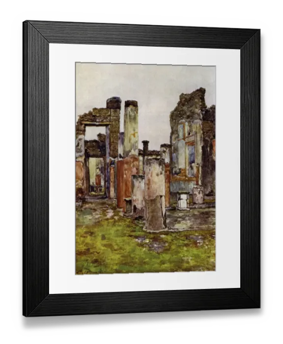 Framed Print : House of Castor & Pollux Framed Print : House of Castor & Pollux