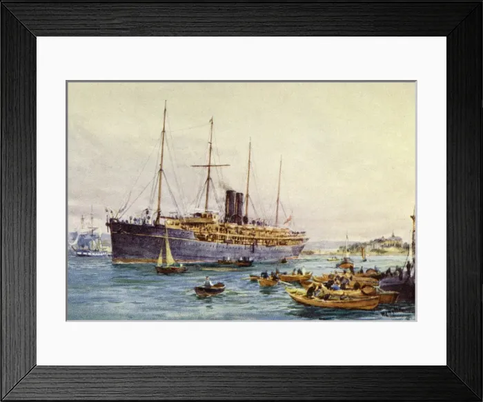 Framed Print : Oslo / Vectis 1909 Framed Print : Oslo / Vectis 1909