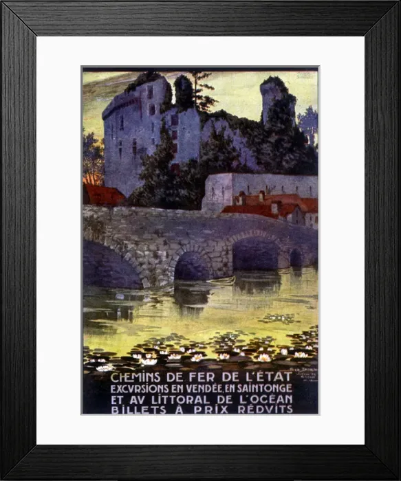 Framed Print : Advert / West France 1912 Framed Print : Advert / West France 1912