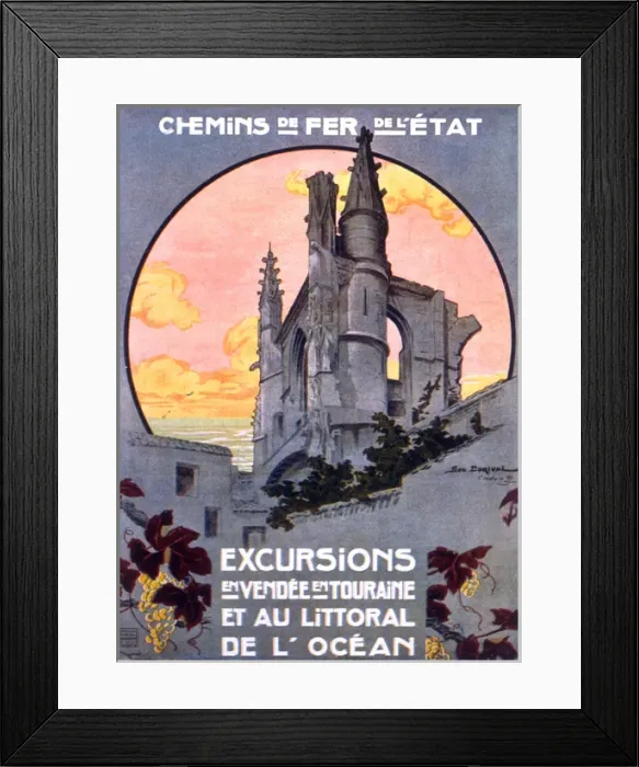 Framed Print : Advert / West France 1912 Framed Print : Advert / West France 1912