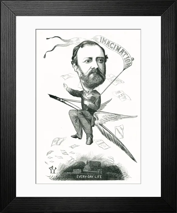 Framed Print : Charles Reade - 3 Framed Print : Charles Reade - 3