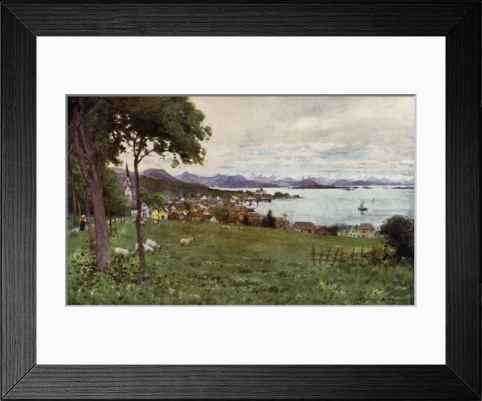 Framed Print : Norway / Molde 1914 Framed Print : Norway / Molde 1914