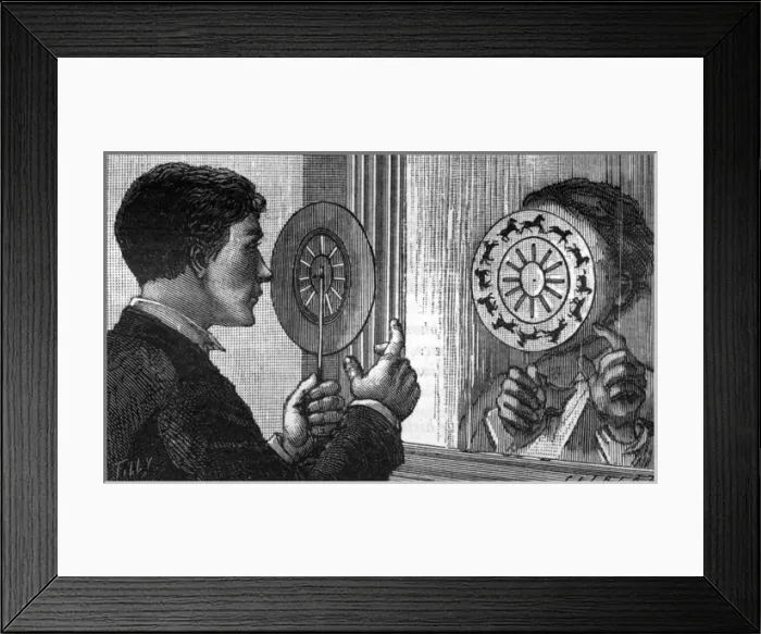 Framed Print : Rotary Zootrope Framed Print : Rotary Zootrope