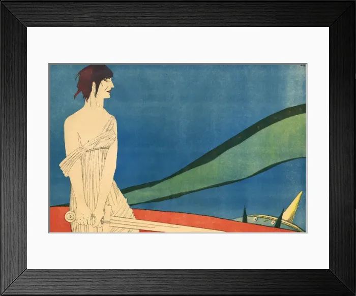 Framed Print : Cartoon, War and Peace, WW1 Framed Print : Cartoon, War and Peace, WW1