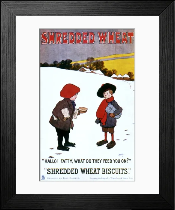 Framed Print : Advert / Shredded Wheat Framed Print : Advert / Shredded Wheat