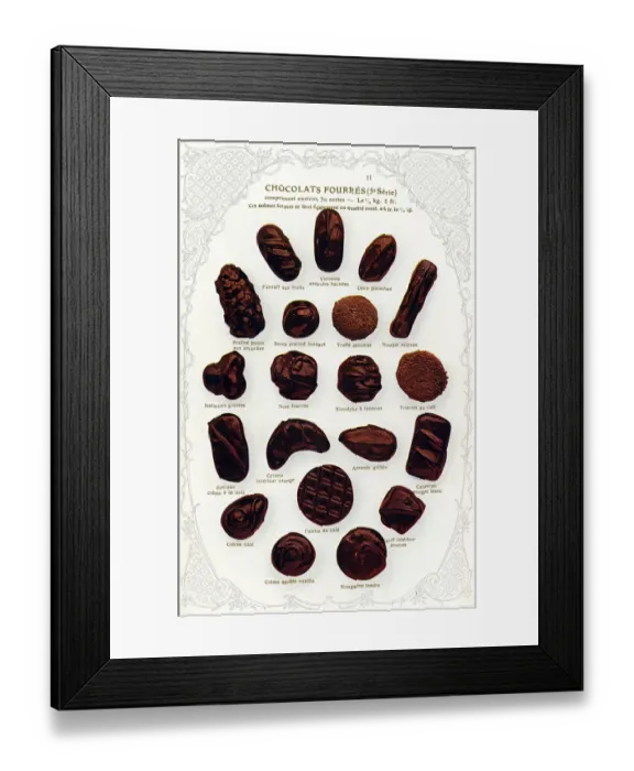Framed Print : Advert / Choc Fourres Framed Print : Advert / Choc Fourres