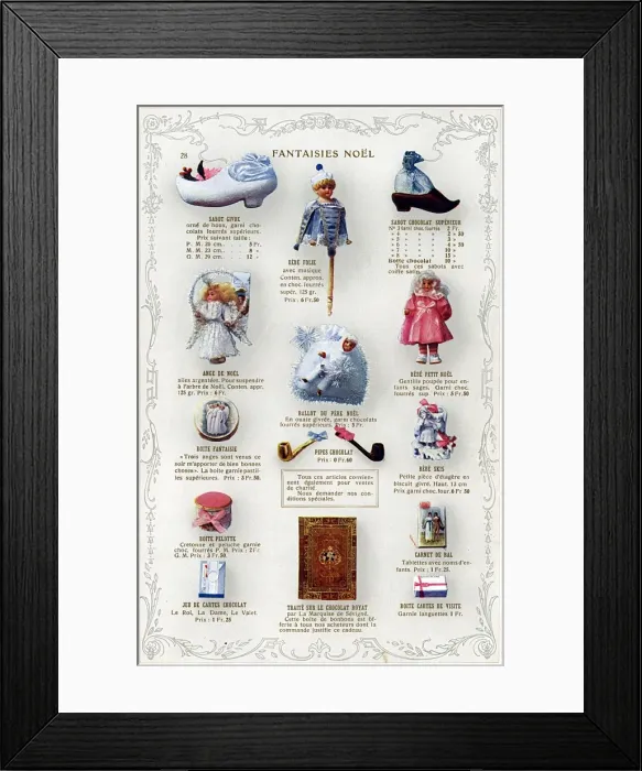 Framed Print : Advert  /  Choc Fantasies
