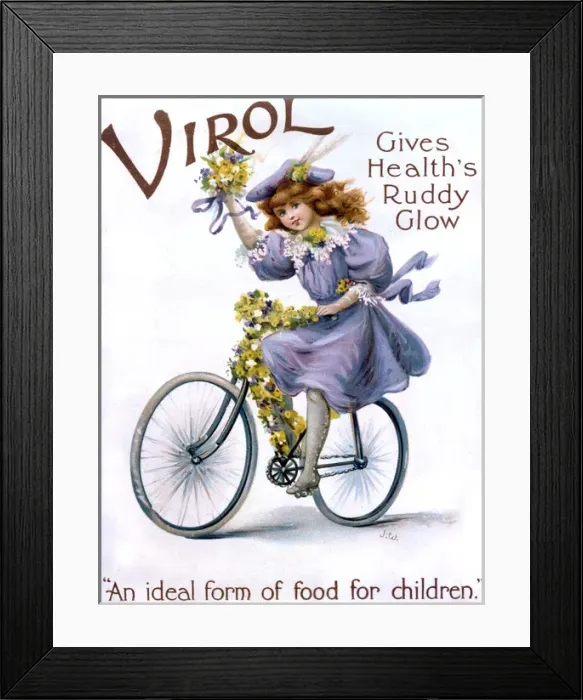Framed Print : Advert / Virol Food 1 / 2 Framed Print : Advert / Virol Food 1 / 2