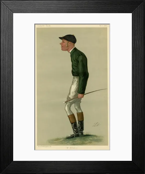 Framed Print : Jockey Abington Framed Print : Jockey Abington