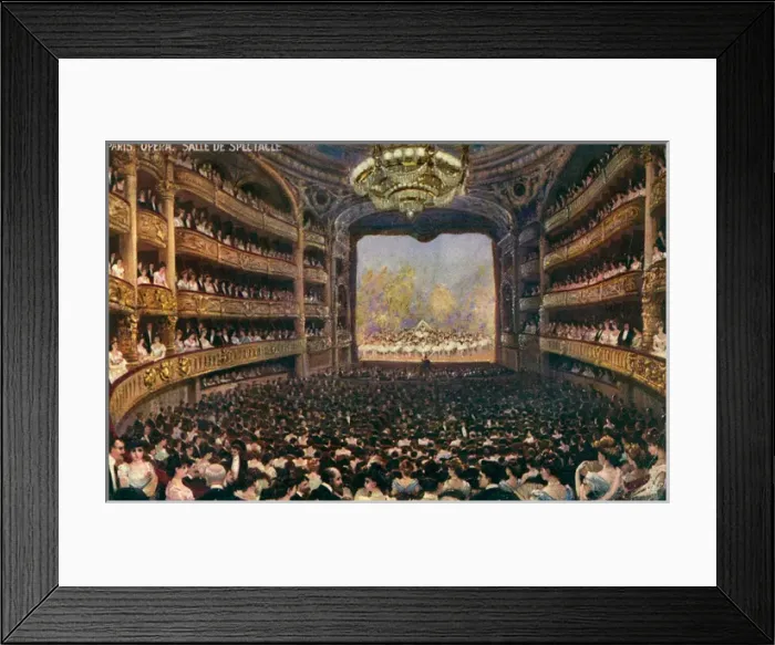 Framed Print : Opera / Paris / 1905 / Inside Framed Print : Opera / Paris / 1905 / Inside